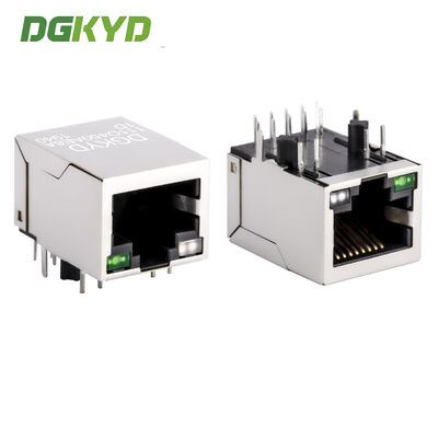 Συνδέτης Gigabit RJ45 με ολοκληρωμένο μετασχηματιστή και φίλτρο Ethernet RJ45 Jack
