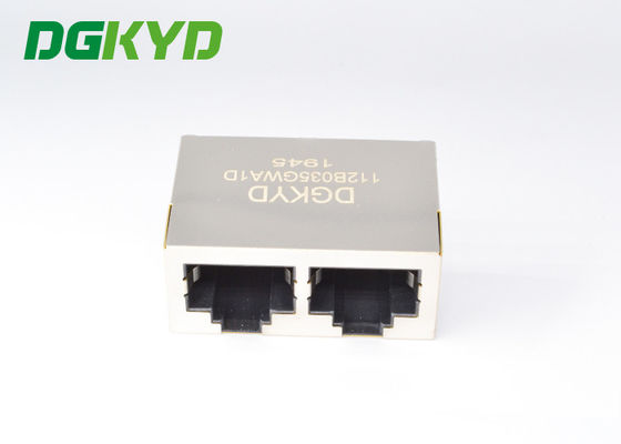 10M RJ45 υποδοχών δικτύου 1x2 8P8C συνδετήρας δικτύων
